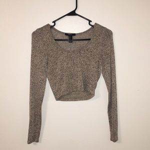 Forever 21 long sleeve crop